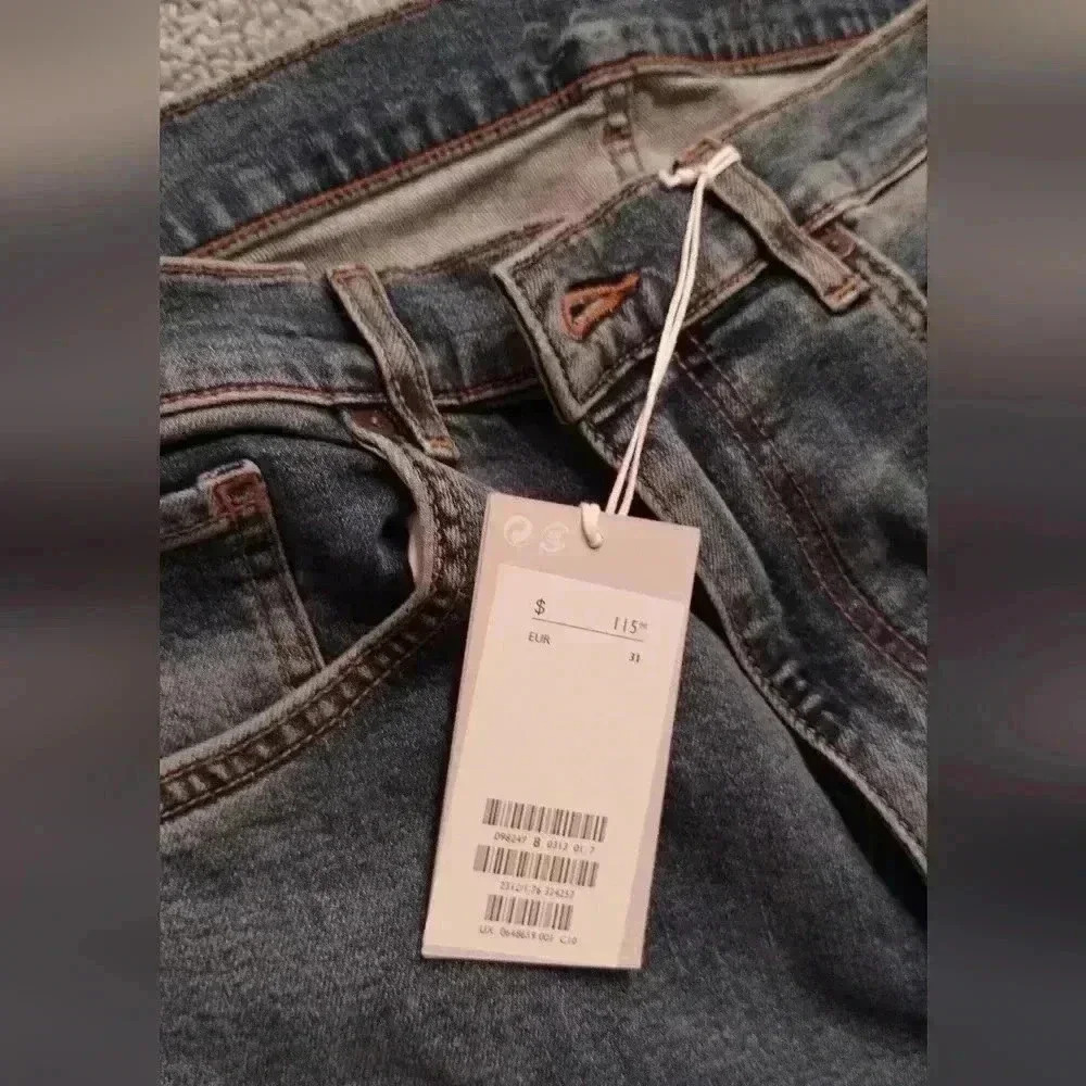 SALE COS Women’s High Rise Skinny Fit Cropped Leg Jeans sz 31 - Picture 5 of 5